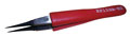 Swiss Tweezers with Carbofib Tips and Red Ergo Grip L: 5 in (127mm)