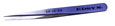 Italian-Grade Tweezers with Straight Tips, Fine Points L: 4.25 in. (108 mm)