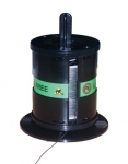 Static-Safe Empty Solder Spool Holder with Self-Adhesive Bottom for Lead-Free Solder