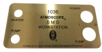 Front Panel Label for 1036