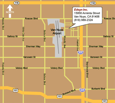 Map to Edsyn Headquarters